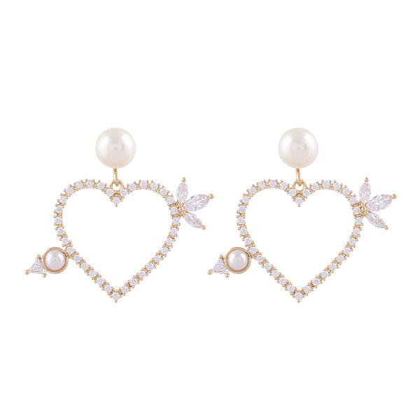 ★少女時代太妍款★ Arrow Pearl Earring耳環・AC05403