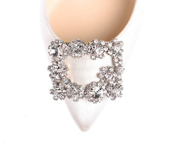 花園舞者璀璨方鑽・IA161103(Silver ivory satin)