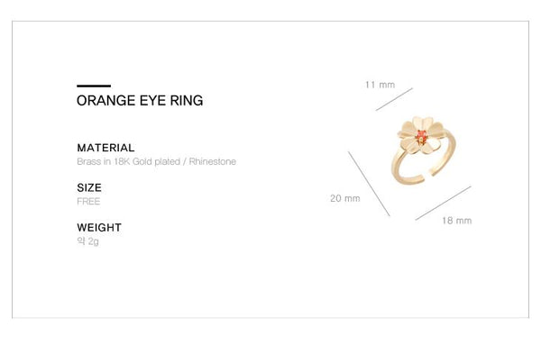 Orange Eye Ring戒指・GF03101