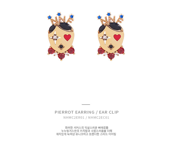 Pierrot Earring耳環・NHMC2EC01