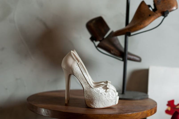 Nicole可愛蕾絲婚鞋・RS150128(Ivory)