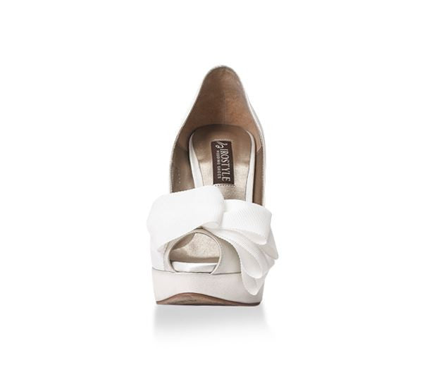 Ribbon宴會魚口鞋・RS160429(Ivory)